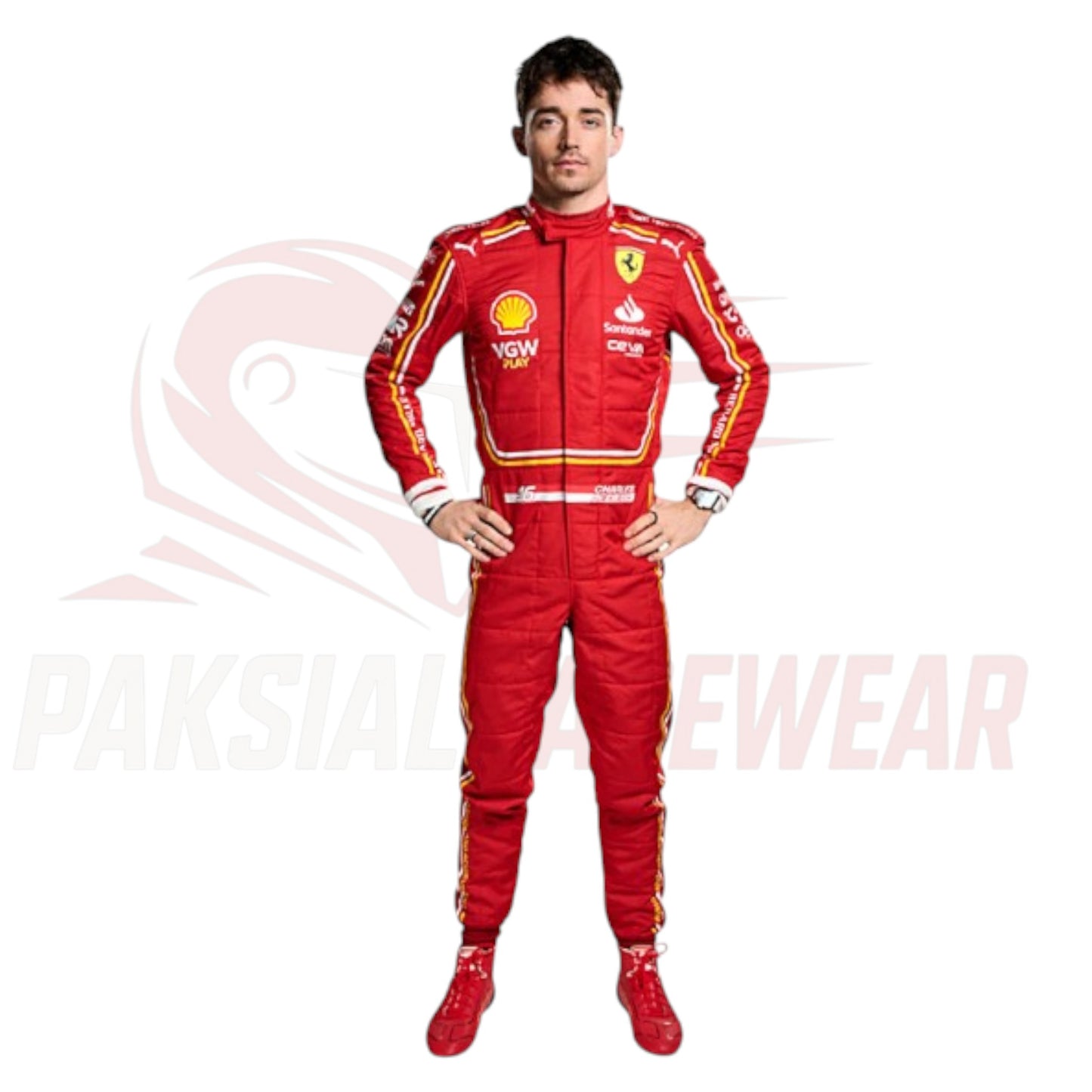 2024 Charles Leclerc Ferrari F1 Replica Race Suit