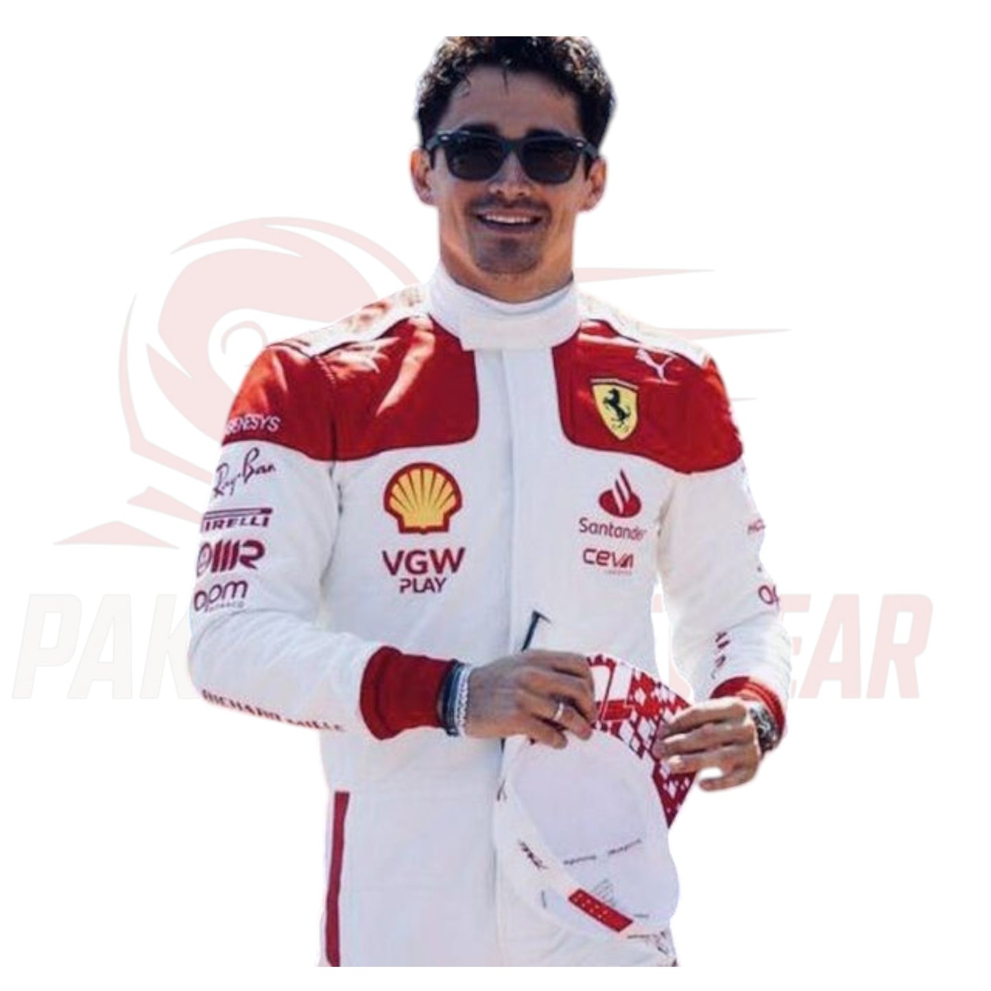 2023 Charles Leclerc Ferrari Monaco GP Special Edition Replica F1 Race Suit