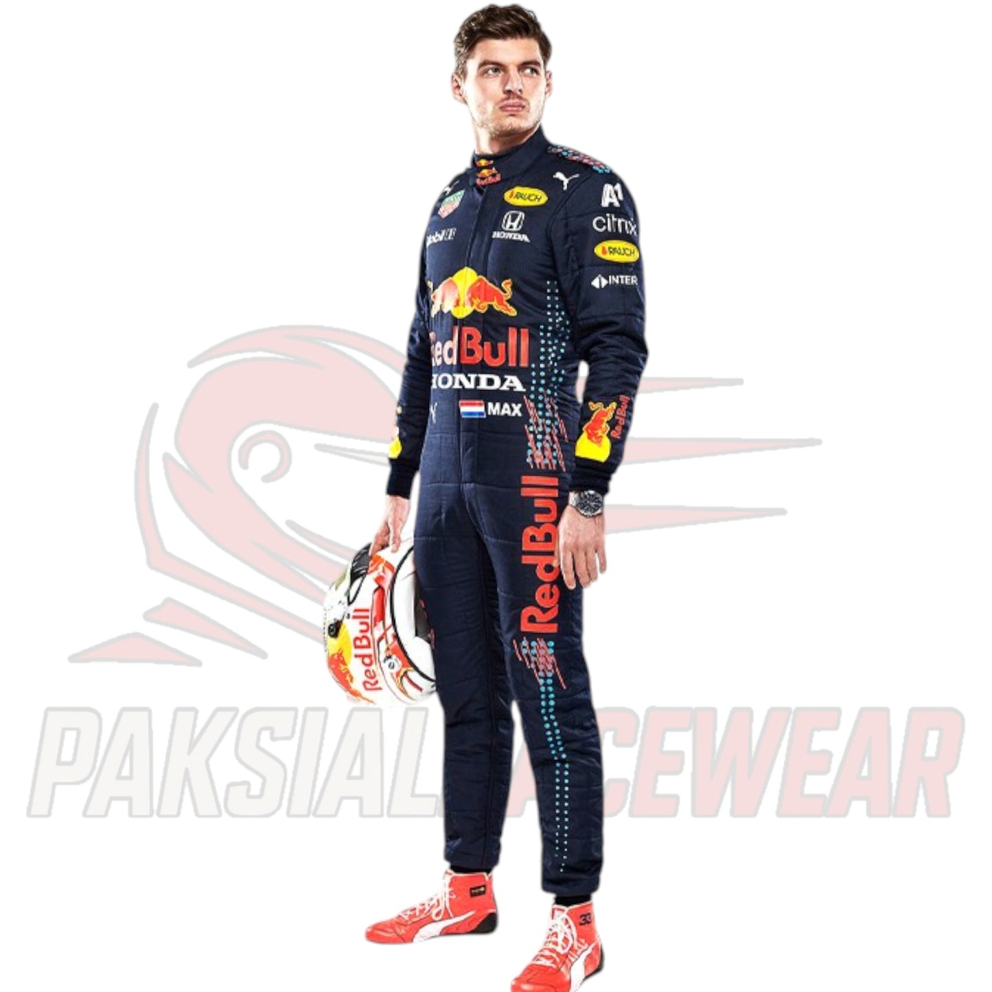 2021 Max Verstappen Red Bull Racing Honda F1 Replica Suit