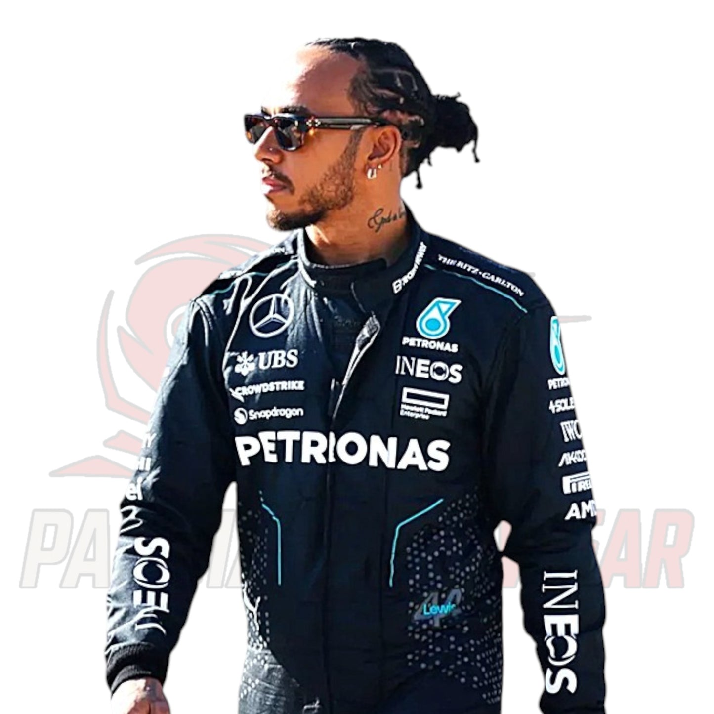 2024 Lewis Hamilton Mercedes AMG F1 Replica Race Suit