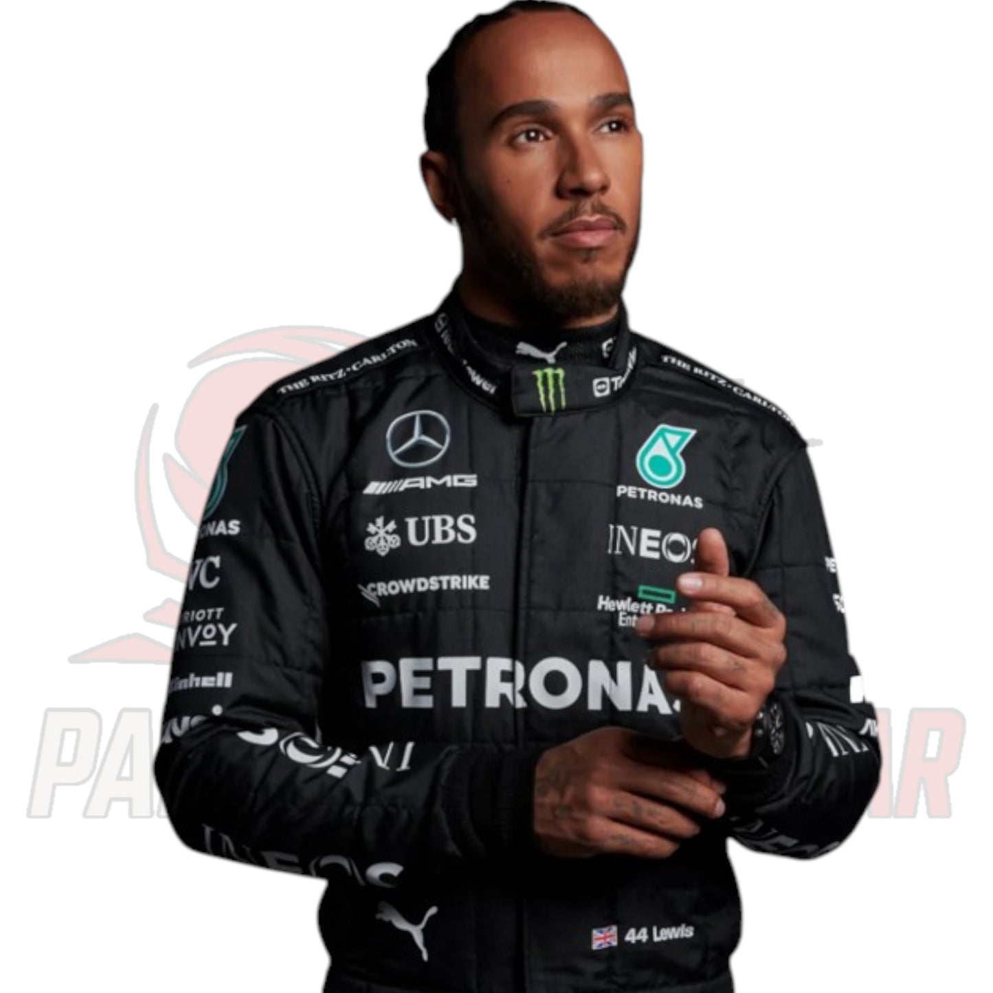 2023 Lewis Hamilton Mercedes AMG Petronas F1 Replica Race Suit