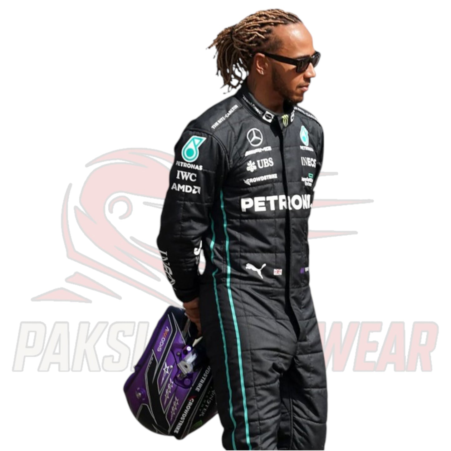 2022 Lewis Hamilton Mercedes AMG Petronas F1 Replica Race Suit
