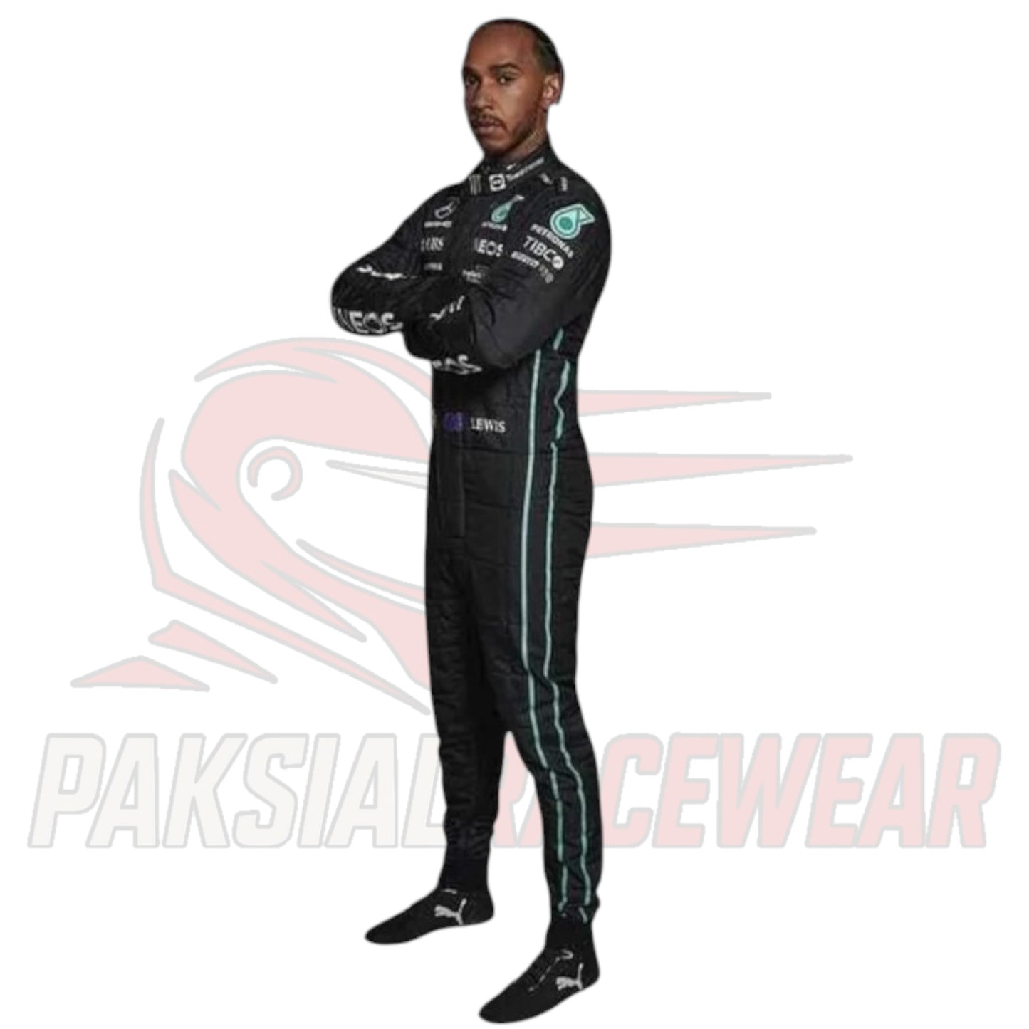 2022 Lewis Hamilton Mercedes AMG Petronas F1 Replica Race Suit