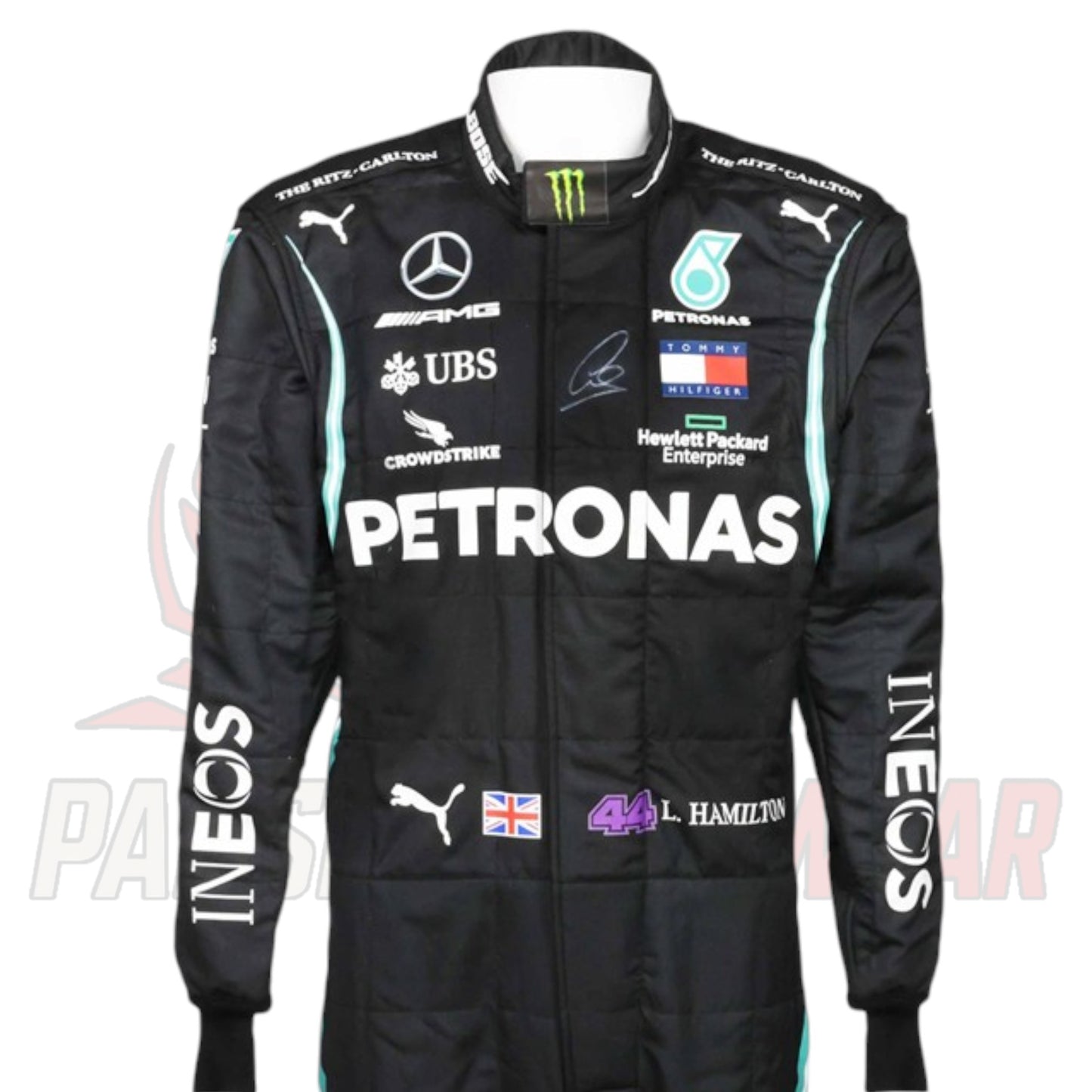 2020 Lewis Hamilton Mercedes AMG Petronas F1 Replica Race Suit