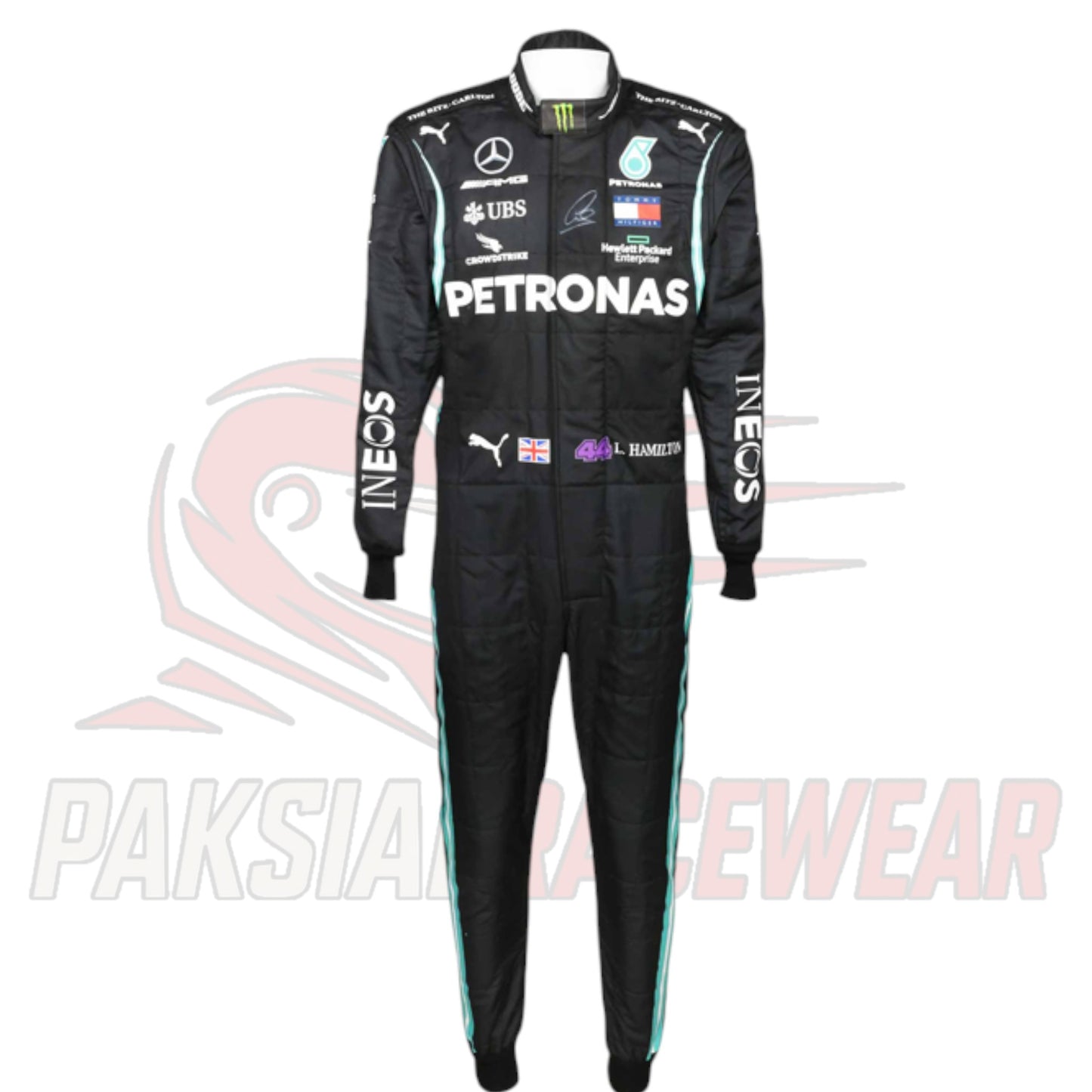 2020 Lewis Hamilton Mercedes AMG Petronas F1 Replica Race Suit