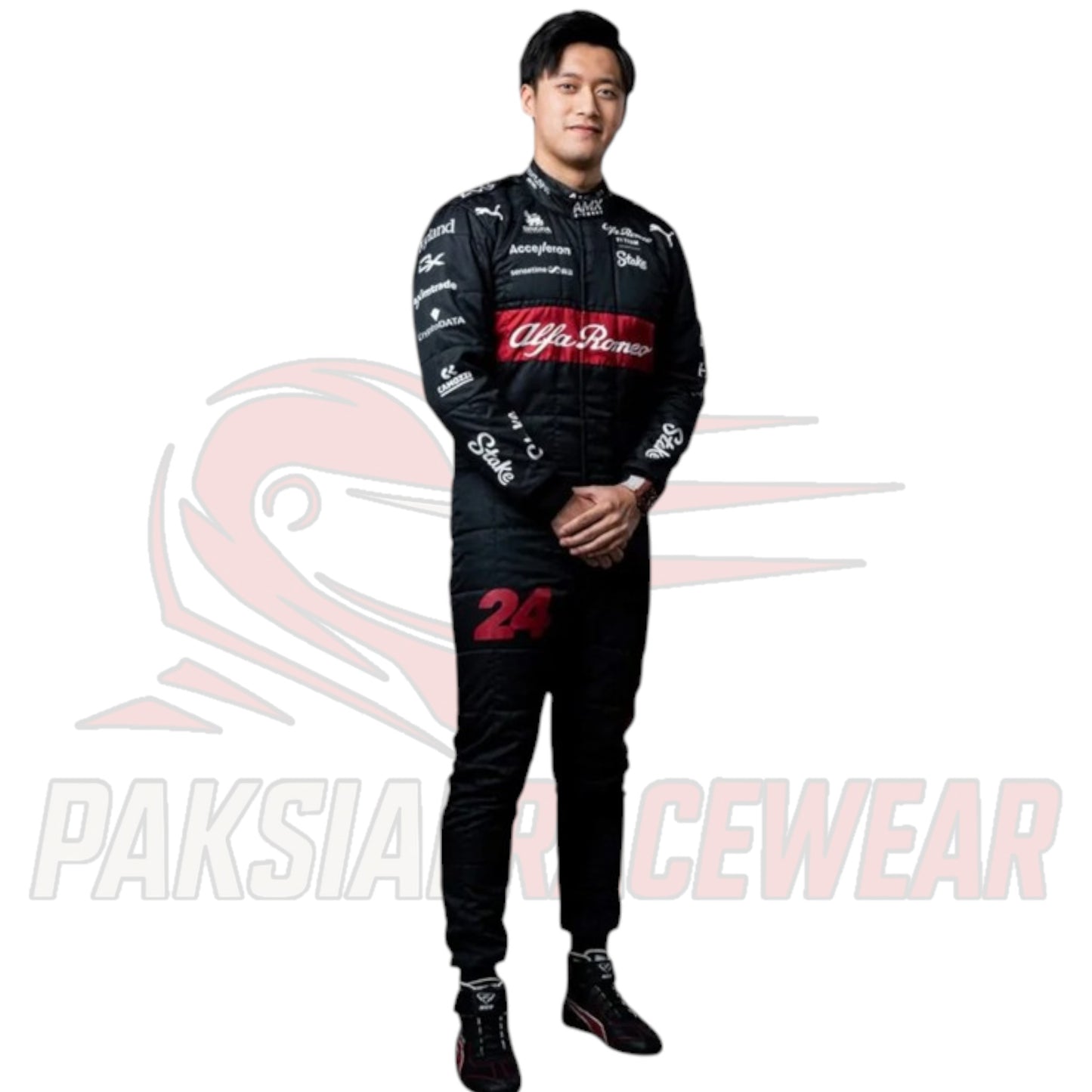 2023 Zhou Guanyu Alfa Romeo F1 Replica Race Suit
