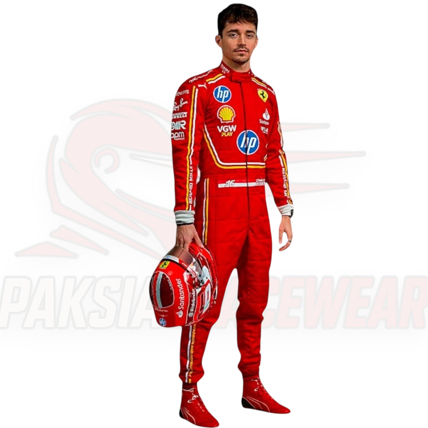 Charles Leclerc 2024 Ferrari HP Edition F1 Racing Suit