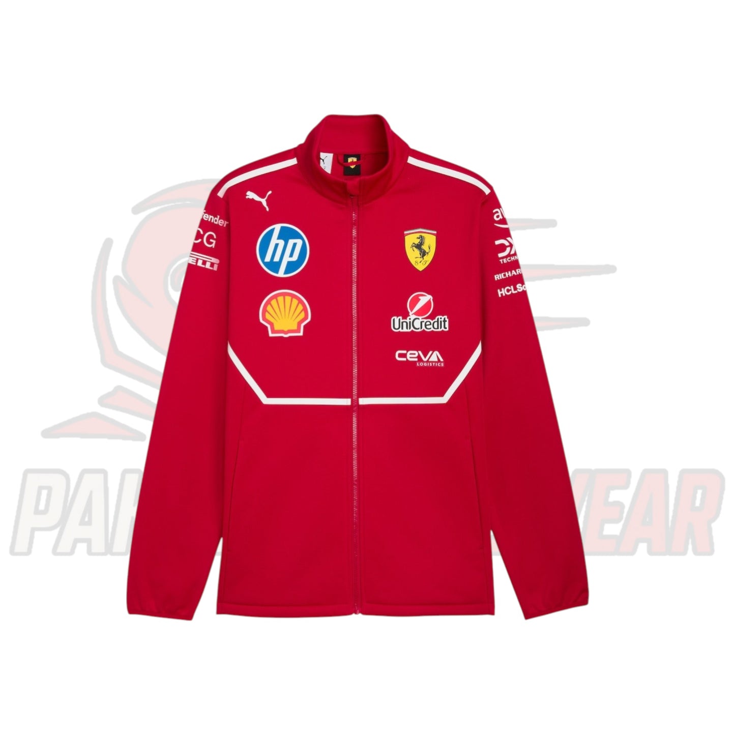 Scuderia Ferrari 2025 F1 Team Softshell Jacket – Official Fanwear