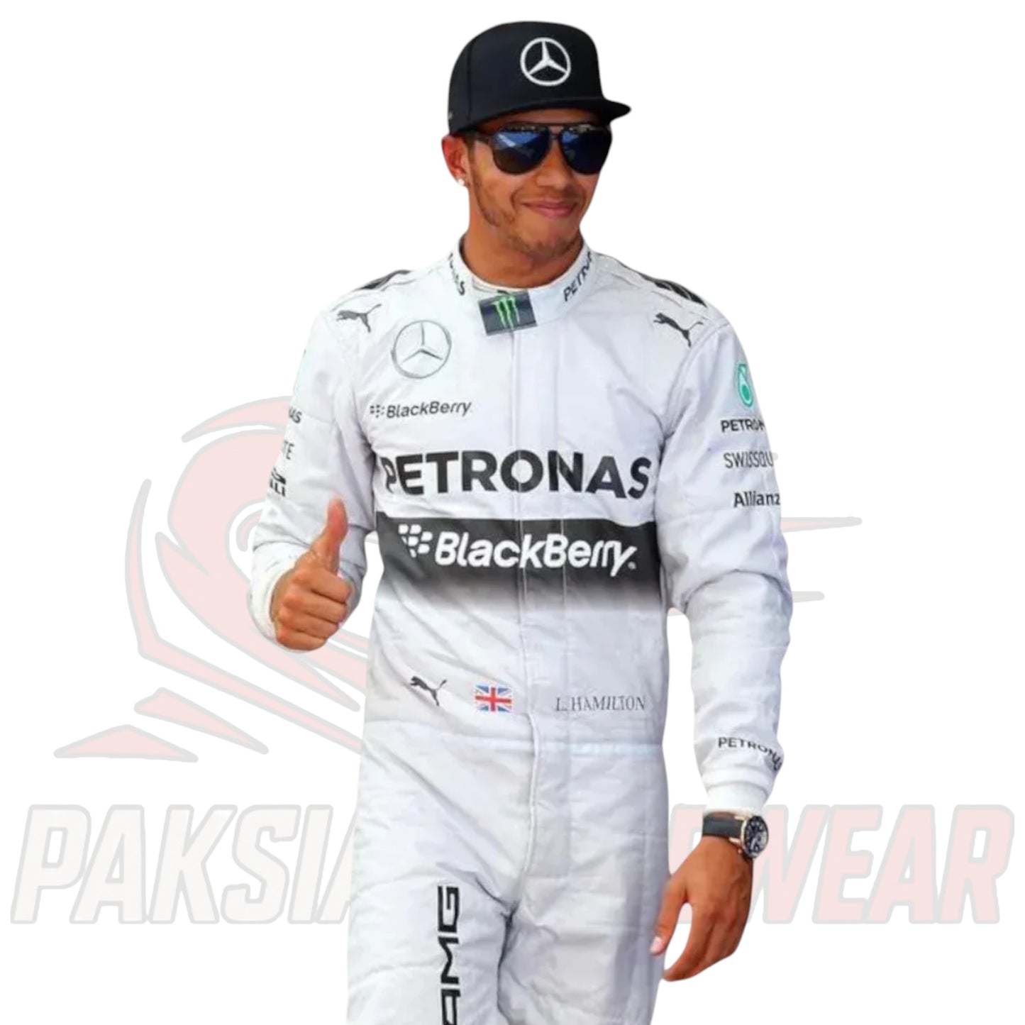 2014 Lewis Hamilton Mercedes-AMG Petronas F1 Team Replica Race Suit