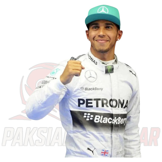 2014 Lewis Hamilton Petronas Mercedes F1 Race Suit by Paksial Racewear