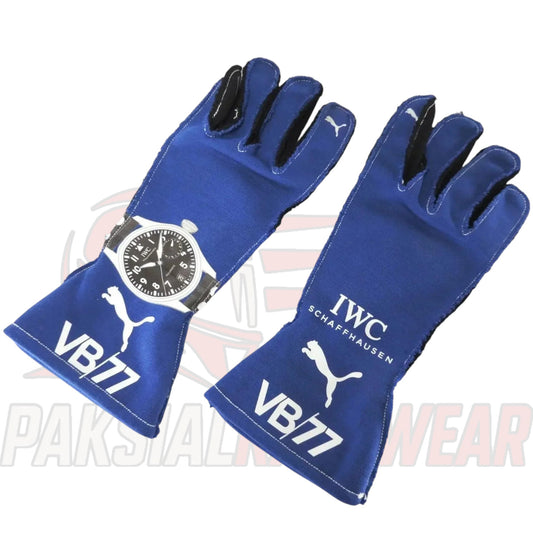 Valtteri Bottas 2018 Mercedes AMG F1 Replica Racing Gloves | Paksial Racewear