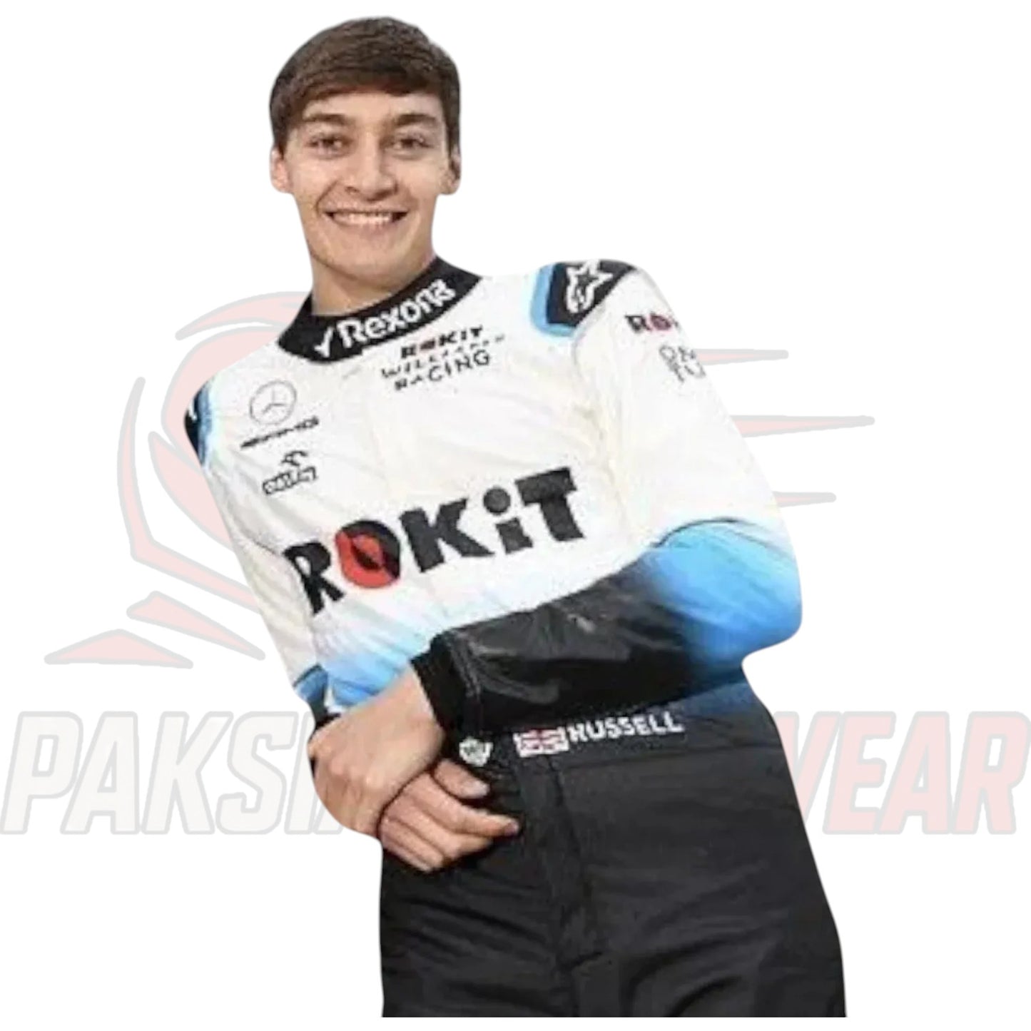 2019 George Russell Williams Racing F1 Team Race Suit Replica by Paksial Racewear