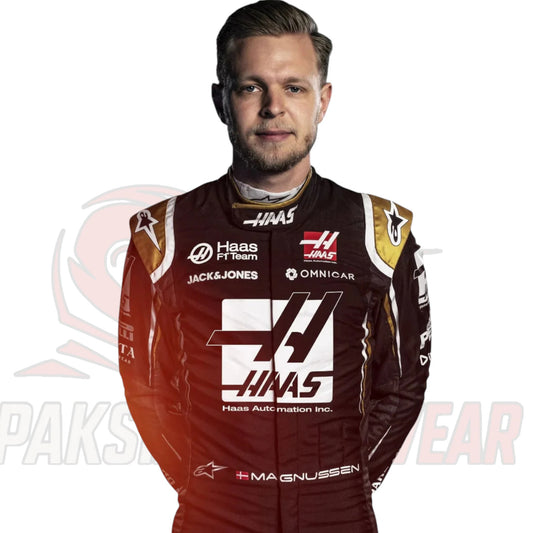 2019 Kevin Magnussen Haas F1 Team Replica Race Suit – Paksial Racewear