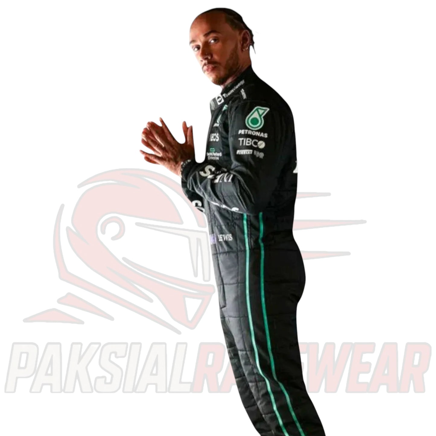 2019 Lewis Hamilton Petronas Mercedes-AMG F1 Race Suit by Paksial Racewear