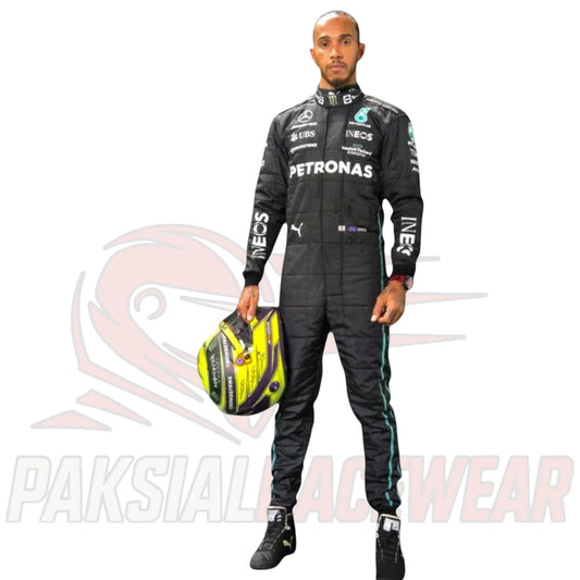 2019 Lewis Hamilton Petronas Mercedes-AMG F1 Race Suit by Paksial Racewear