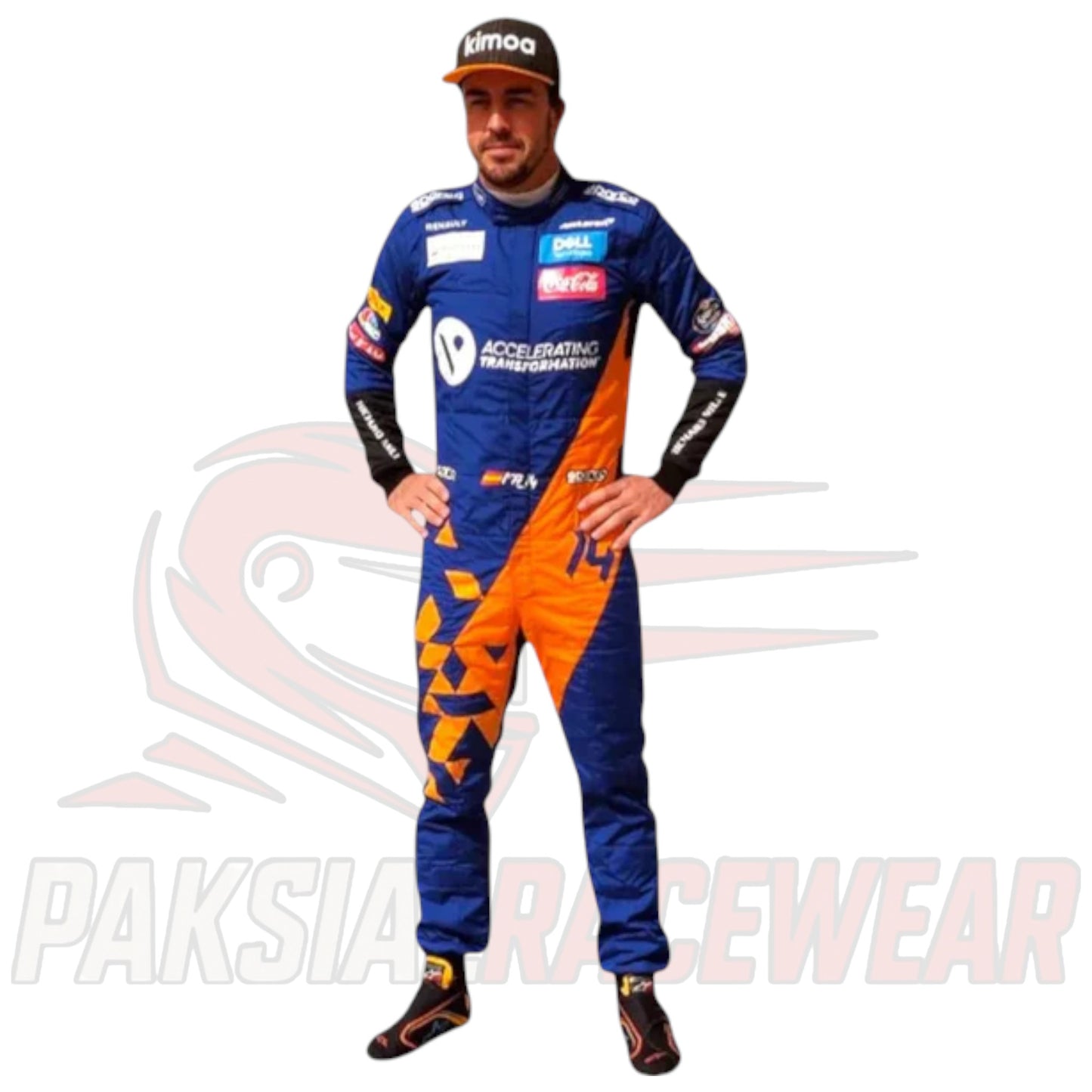 2019 Fernando Alonso McLaren F1 Race Suit | Paksial Racewear Replica Edition