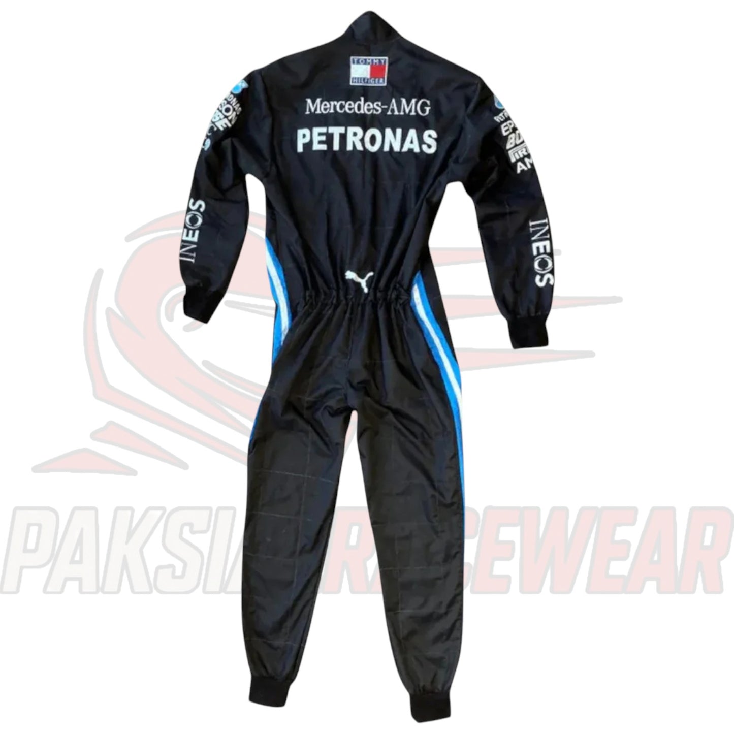 2020 Lewis Hamilton Mercedes-AMG F1 Embroidery Race Suit by Paksial Racewear