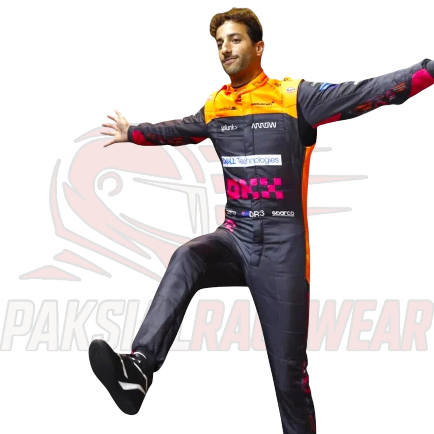 2022 Daniel Ricciardo Japan/Singapore GP Special Edition McLaren F1 Race Suit Replica | Paksial Racewear