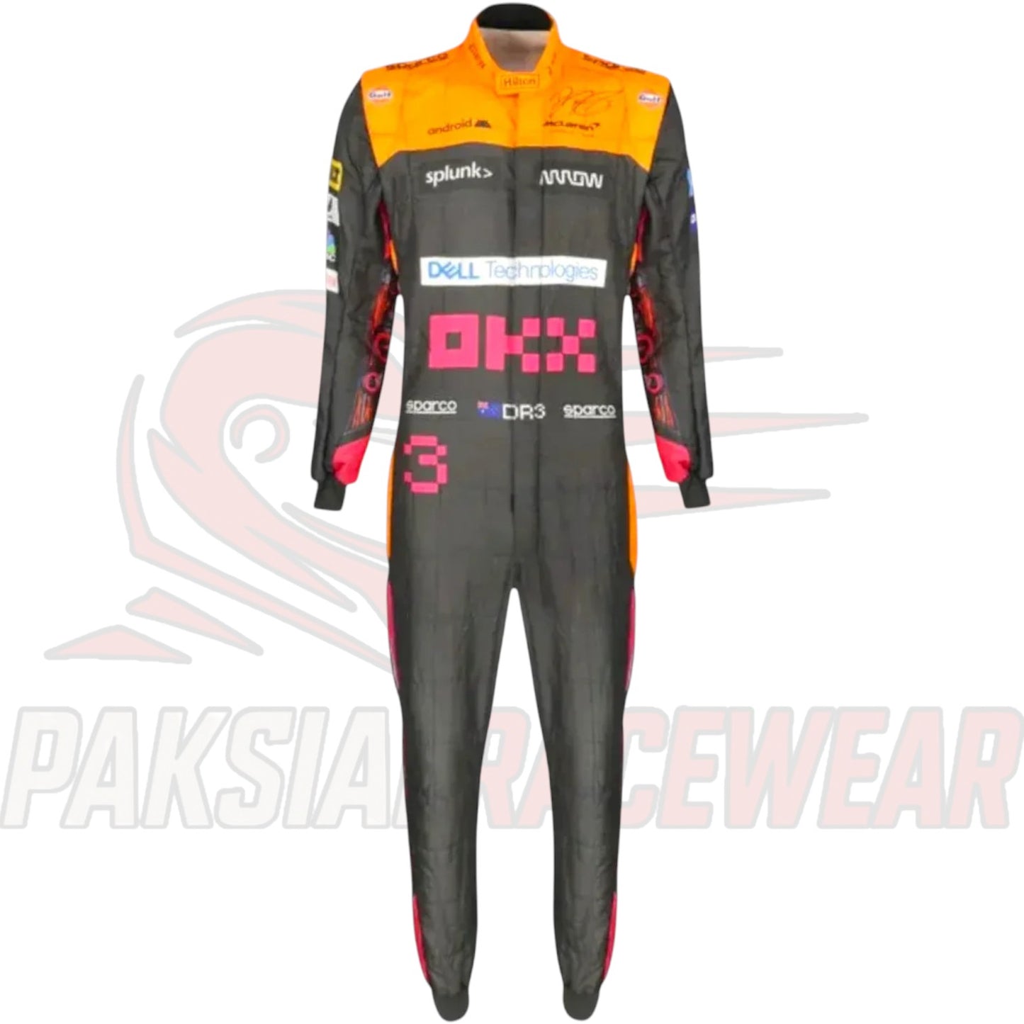 2022 Daniel Ricciardo Japan/Singapore GP Special Edition McLaren F1 Race Suit Replica | Paksial Racewear