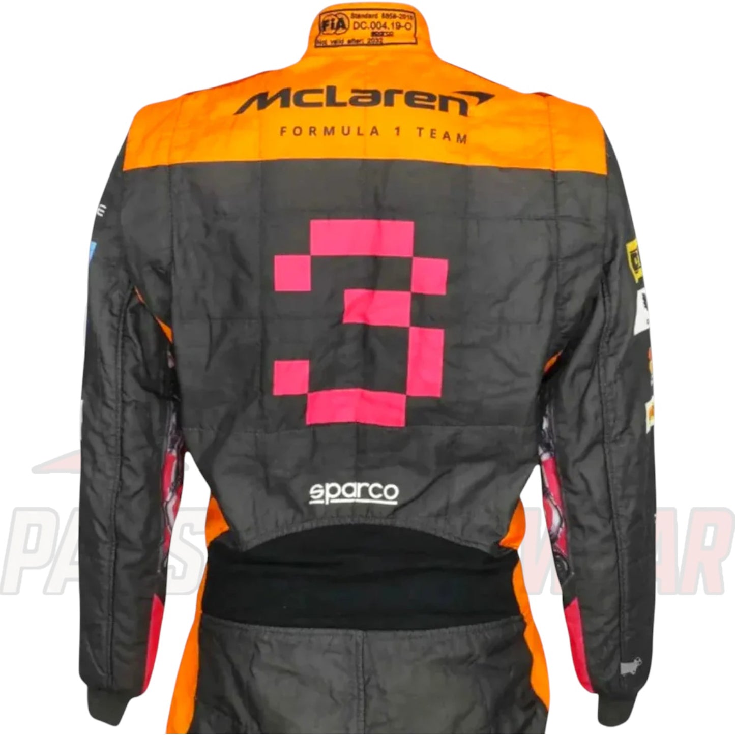 2022 Daniel Ricciardo Japan/Singapore GP Special Edition McLaren F1 Race Suit Replica | Paksial Racewear