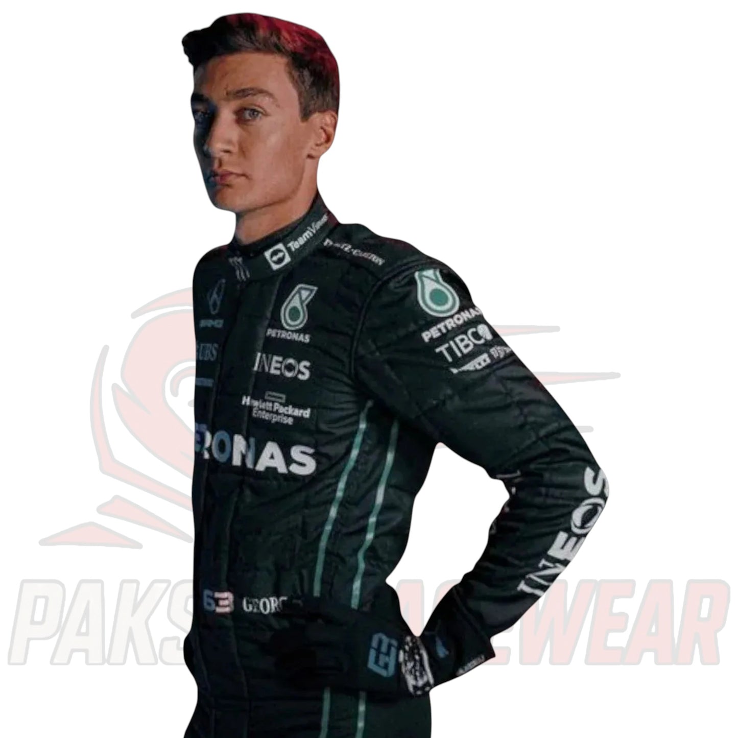 2022 George Russell Mercedes-AMG F1 Replica Race Suit by Paksial Racewear
