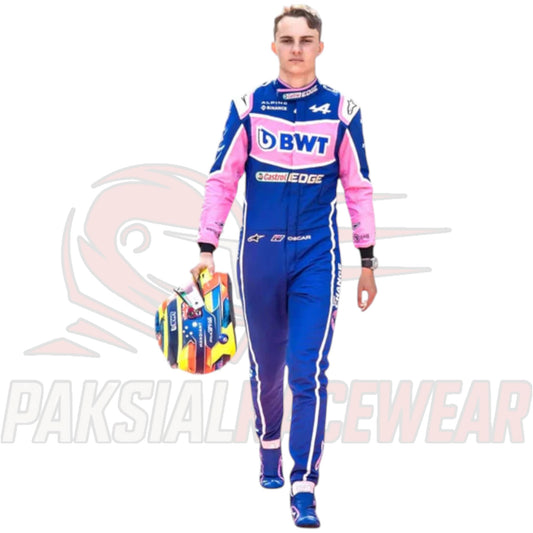 Oscar Piastri 2022 BWT Alpine F1 Team Race Suit – Official Replica