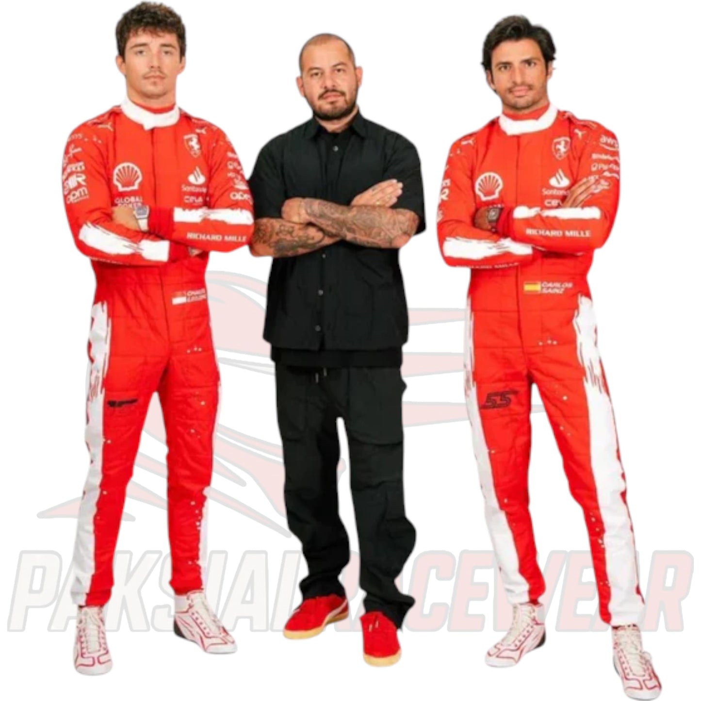 2023 Carlos Sainz Ferrari F1 Race Suit Replica – Las Vegas GP Special Edition