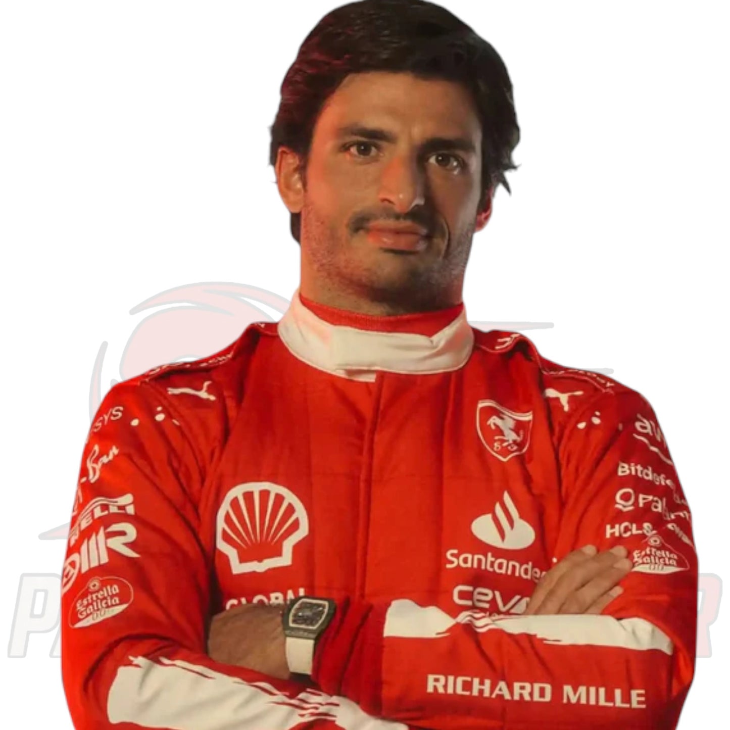 2023 Carlos Sainz Ferrari F1 Race Suit Replica – Las Vegas GP Special Edition