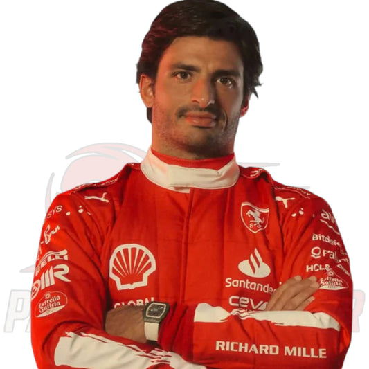 2023 Carlos Sainz Ferrari F1 Race Suit Replica – Las Vegas GP Special Edition