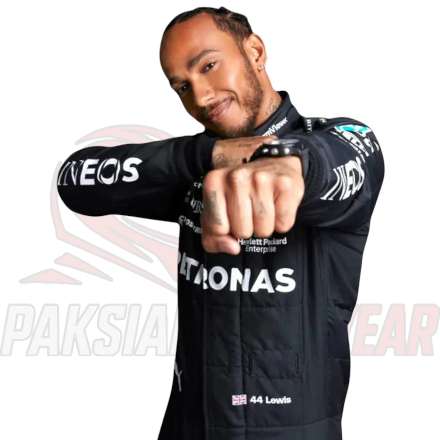 2023 Lewis Hamilton Mercedes-AMG F1 Race Suit by Paksial Racewear