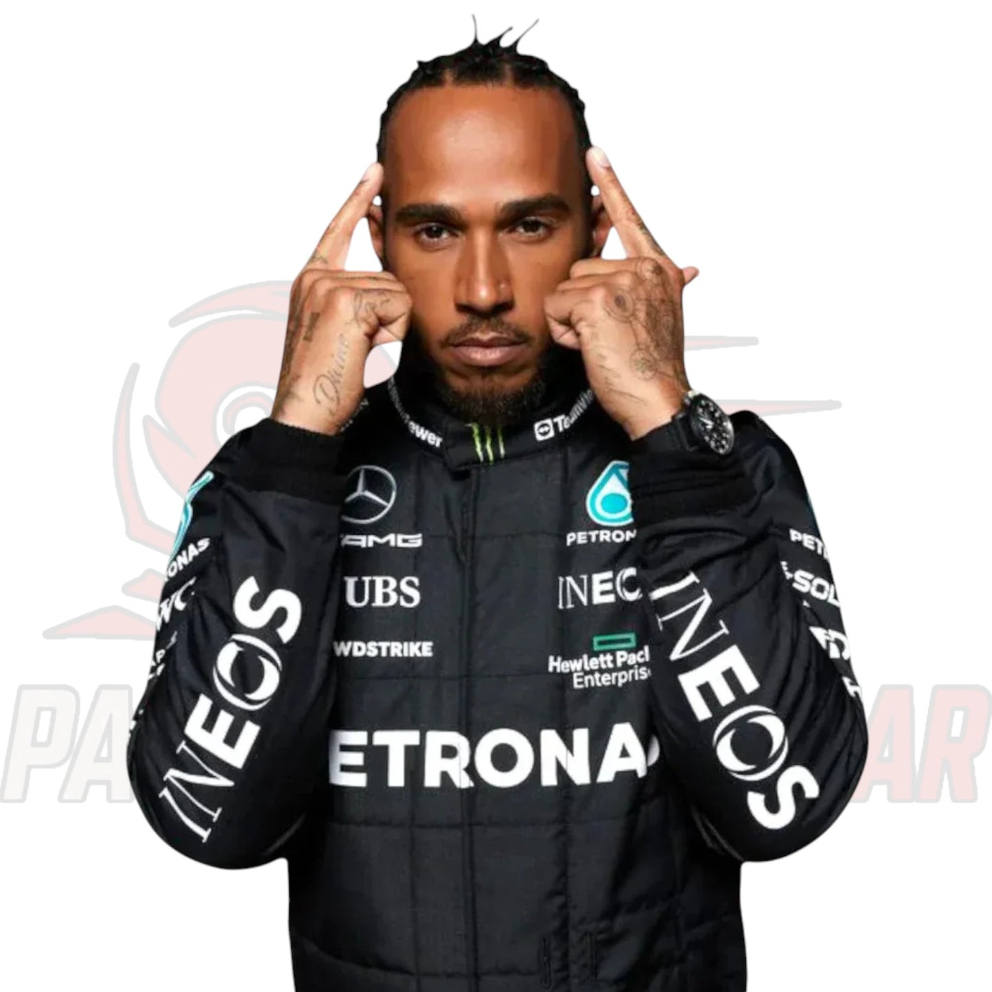2023 Lewis Hamilton Mercedes-AMG F1 Race Suit by Paksial Racewear
