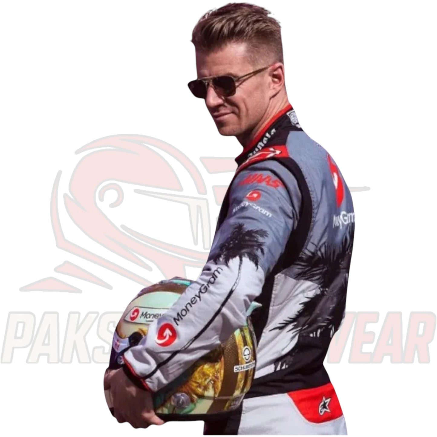 2023 Nico Hülkenberg Haas F1 Team Race Suit – Miami Grand Prix Special Edition | Paksial Racewear Replica