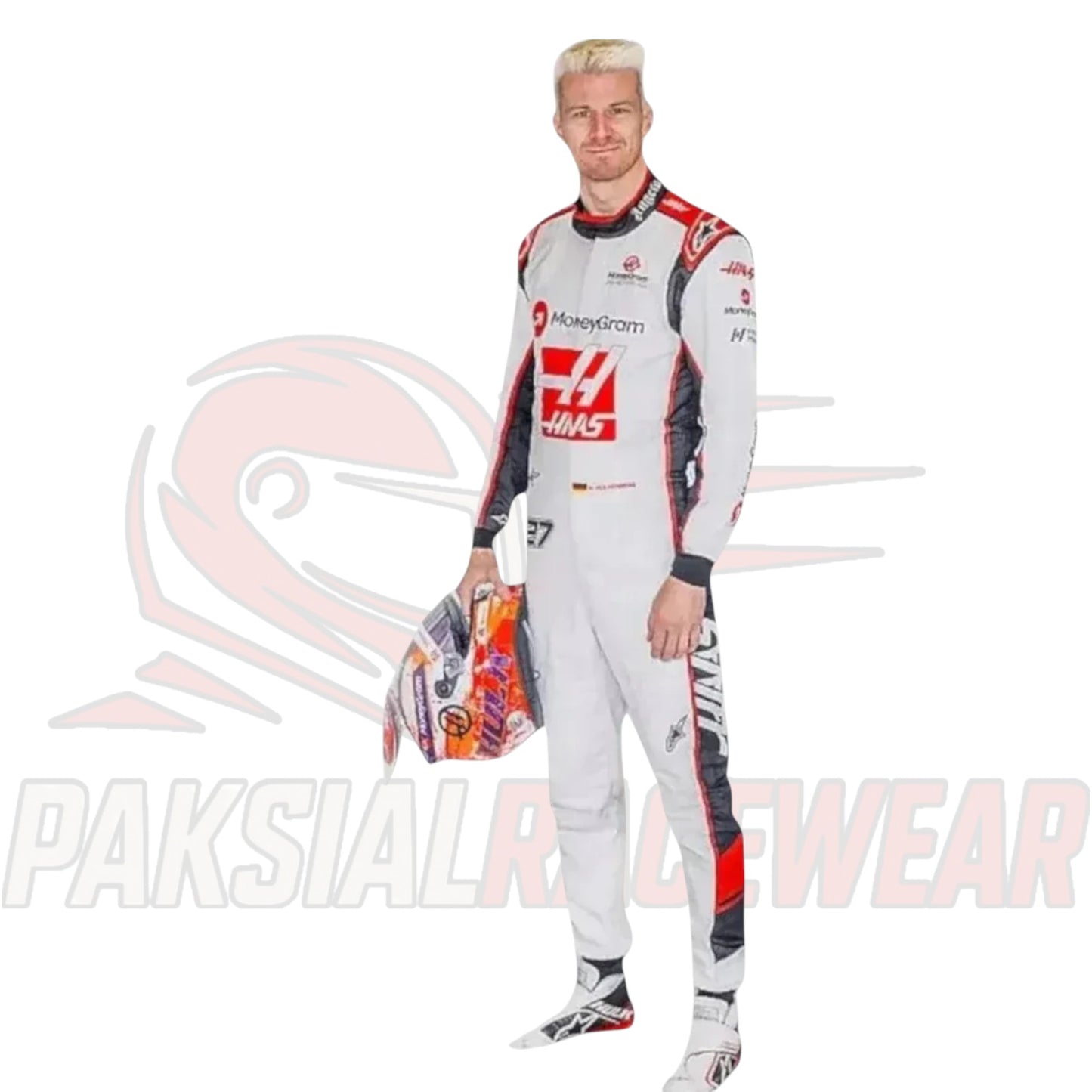 2023 Nico Hülkenberg Haas F1 Team Race Suit – Special Las Vegas Grand Prix Edition | Paksial Racewear Replica