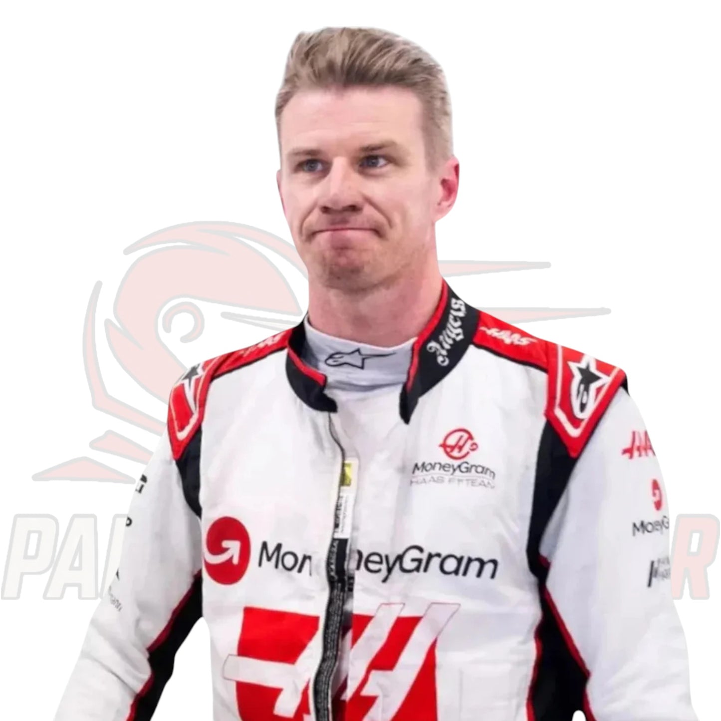 2023 Nico Hülkenberg Haas F1 Team Race Suit – Special Las Vegas Grand Prix Edition | Paksial Racewear Replica