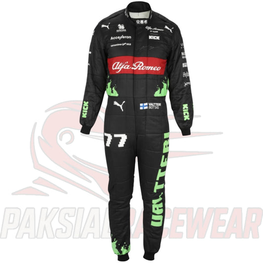 Valtteri Bottas 2023 Alfa Romeo F1 Team Stake Replica Race Suit | Premium Formula One Collectible by Paksial Racewear