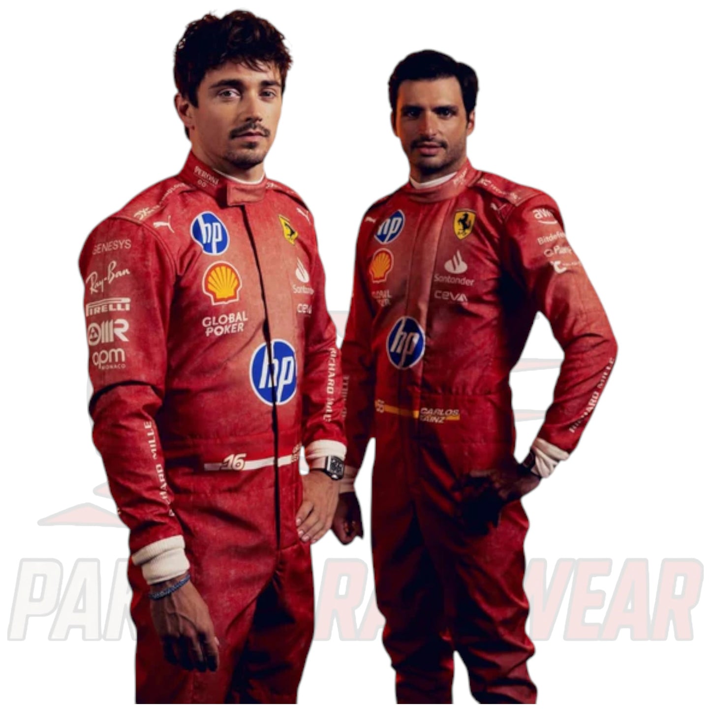 2024 Ferrari HP F1 Team Las Vegas GP Drivers Replica Race Suit – Paksial Racewear