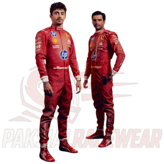 2024 Ferrari HP F1 Team Las Vegas GP Drivers Replica Race Suit – Paksial Racewear