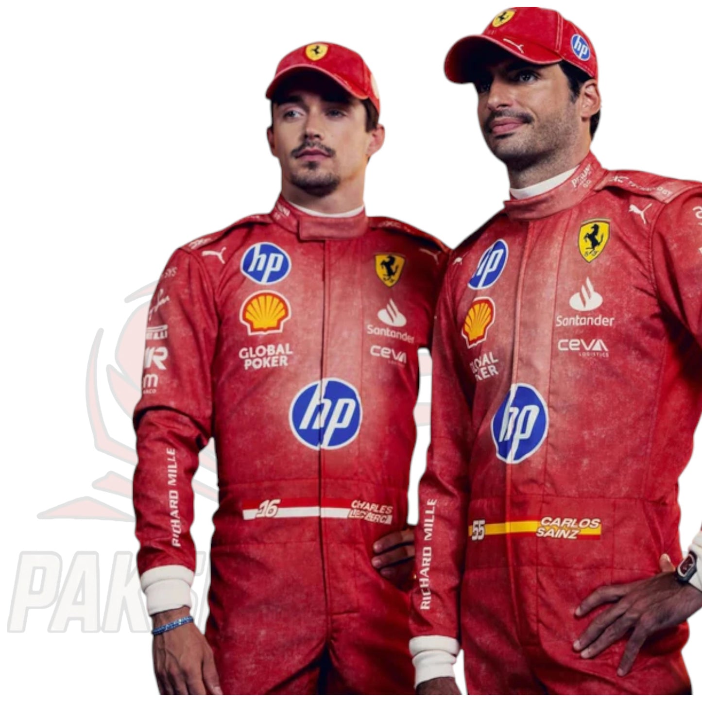 2024 Ferrari HP F1 Team Las Vegas GP Drivers Replica Race Suit – Paksial Racewear