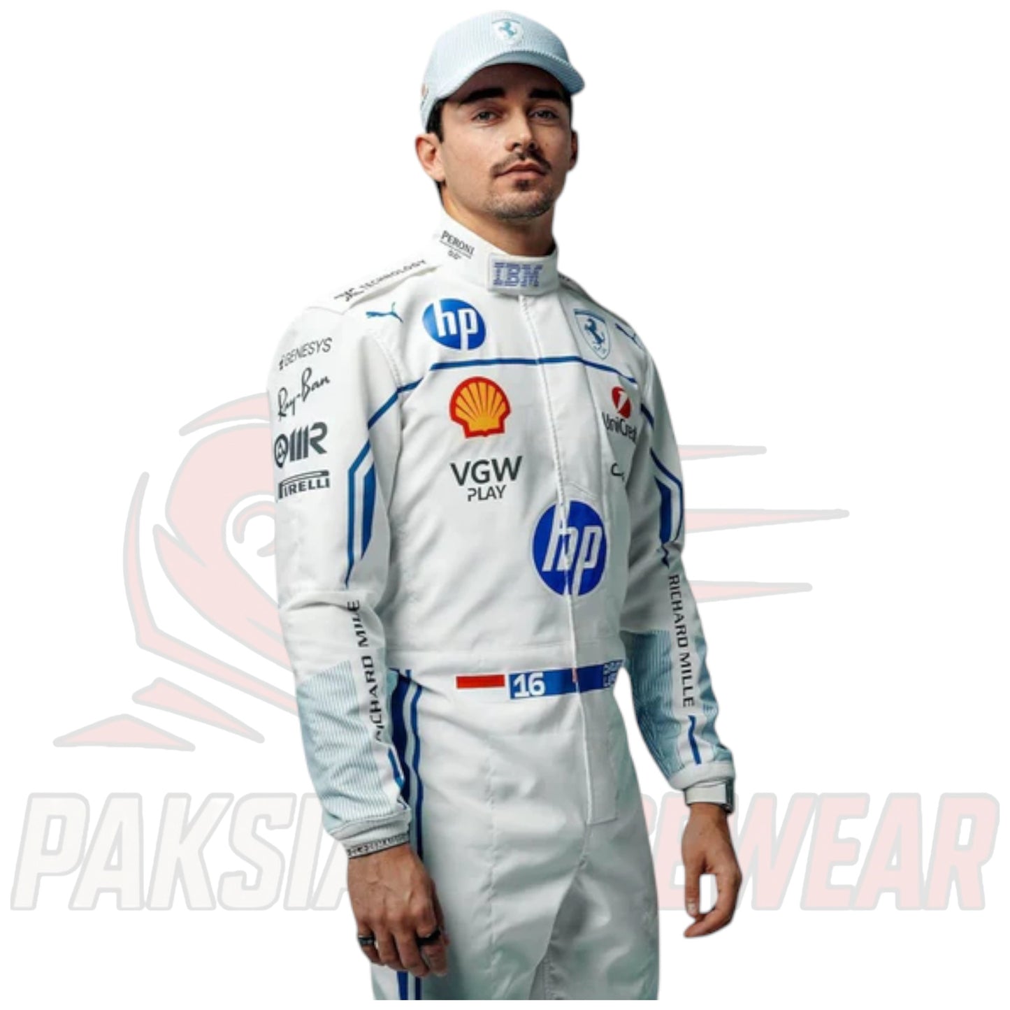 Charles Leclerc 2025 Ferrari HP Monaco GP F1 Special Edition Replica Suit – Paksial Racewear