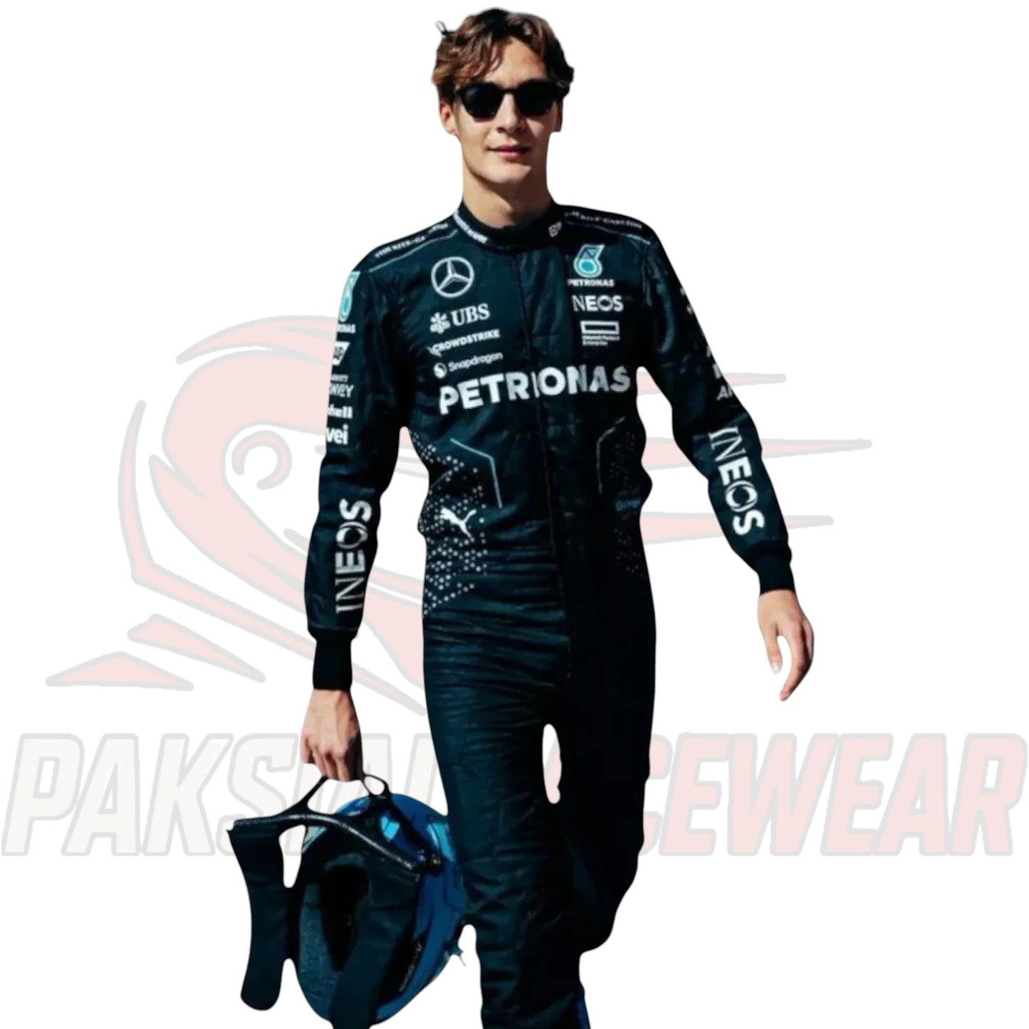 George Russell 2024 Mercedes F1 Race Suit