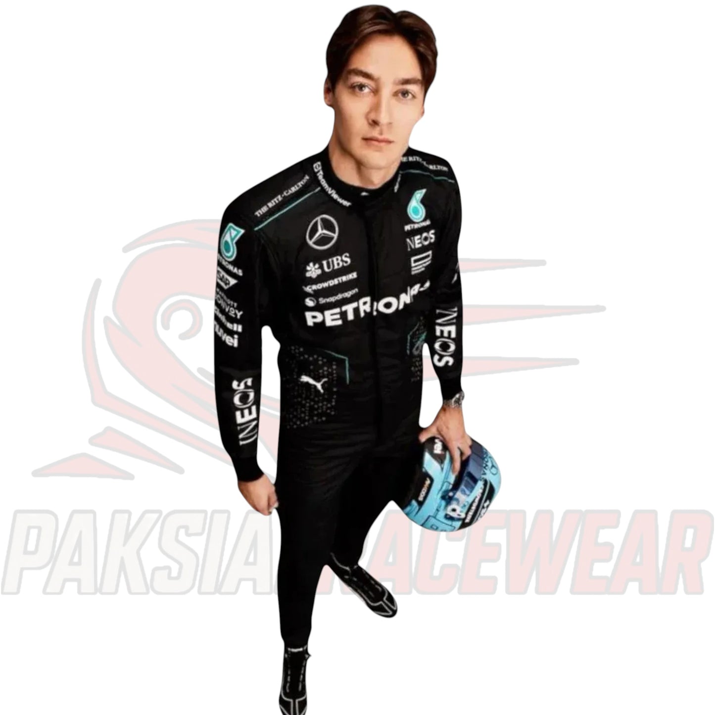George Russell 2024 Mercedes F1 Race Suit