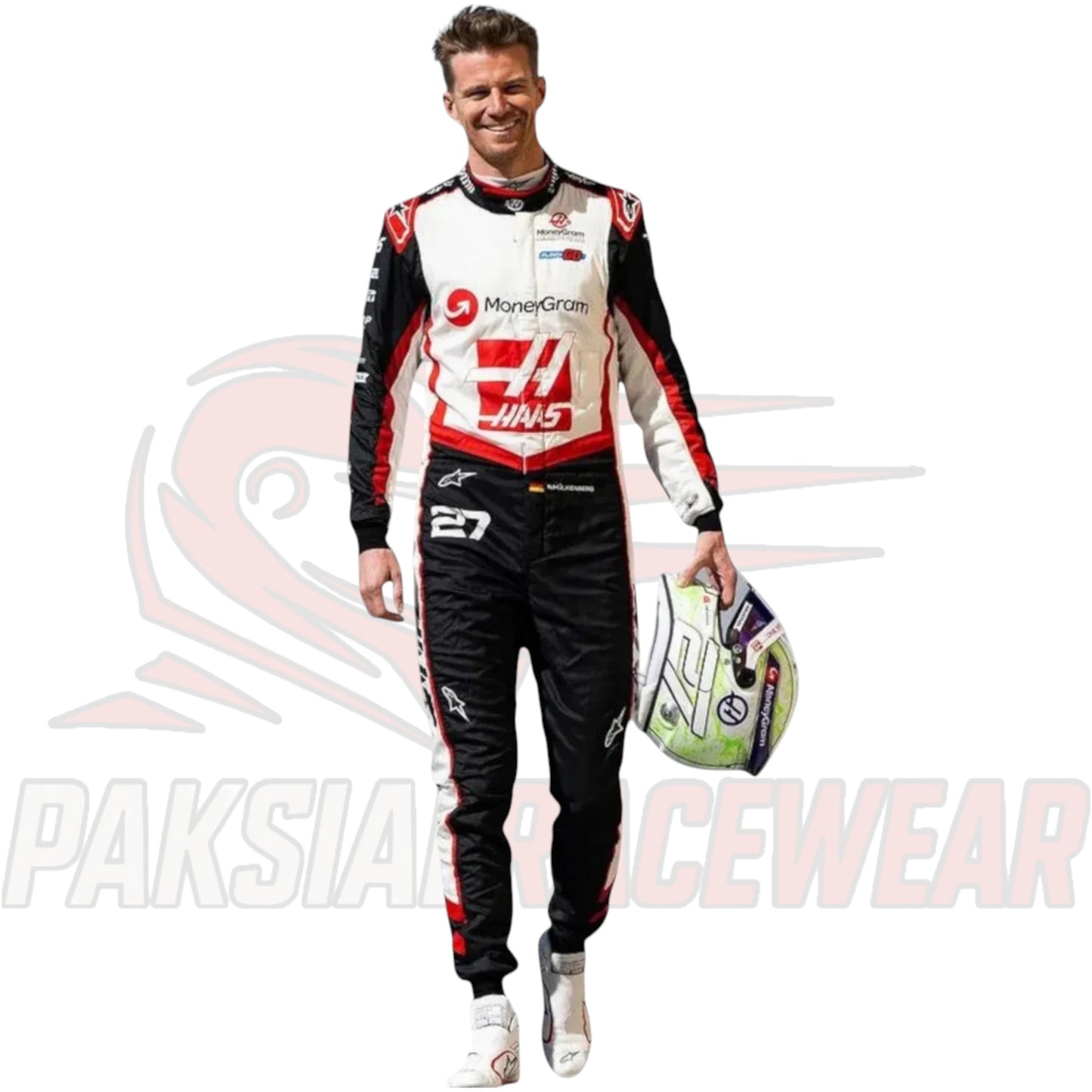 2024 Nico Hülkenberg Haas F1 Team Race Suit – Official VF-24 Replica | Paksial Racewear