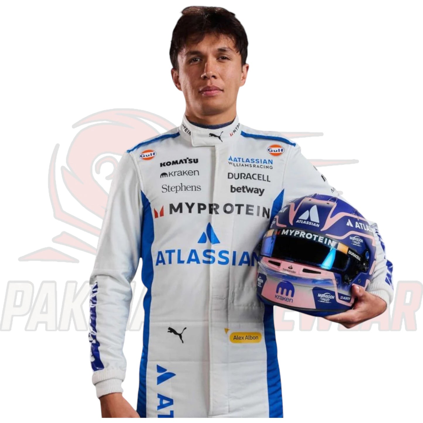 Alex Albon 2025 Williams F1 Race Suit Replica