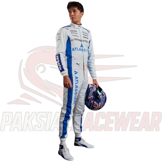 Alex Albon 2025 Williams Racing F1 Team Replica Race Suit – Paksial Racewear