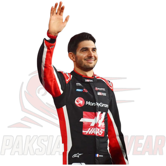Esteban Ocon 2025 MoneyGram Haas F1 Team Replica Racing Suit