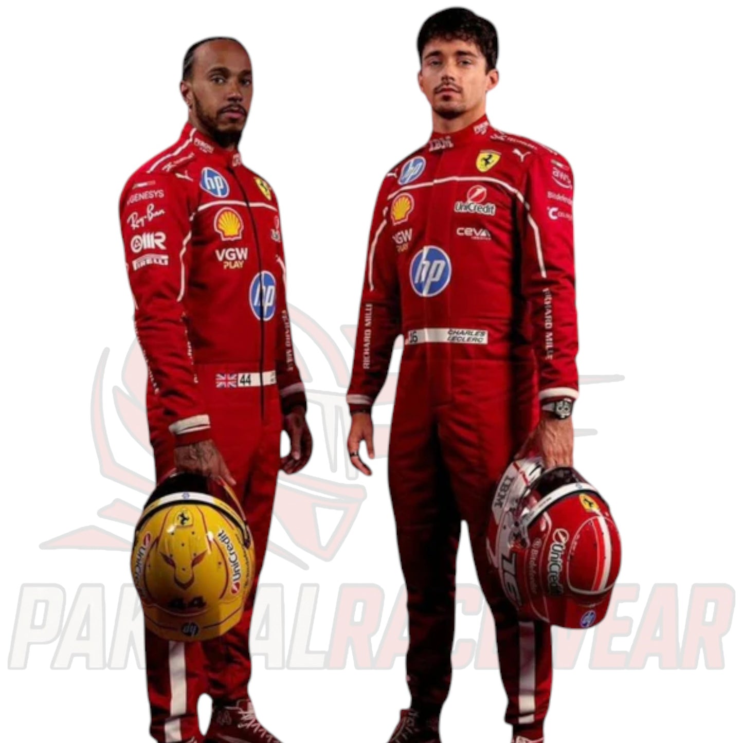 2025 Scuderia Ferrari HP F1 Team Drivers Replica Race Suit – Paksial Racewear