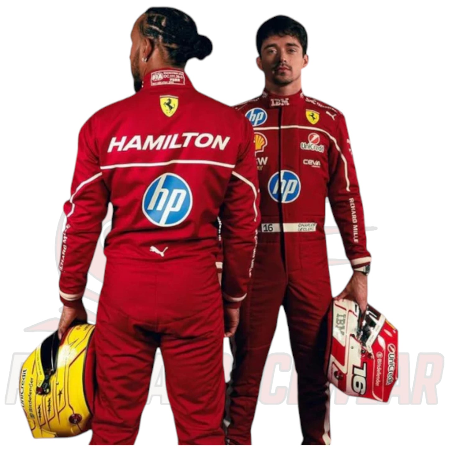 2025 Scuderia Ferrari HP F1 Team Drivers Replica Race Suit – Paksial Racewear