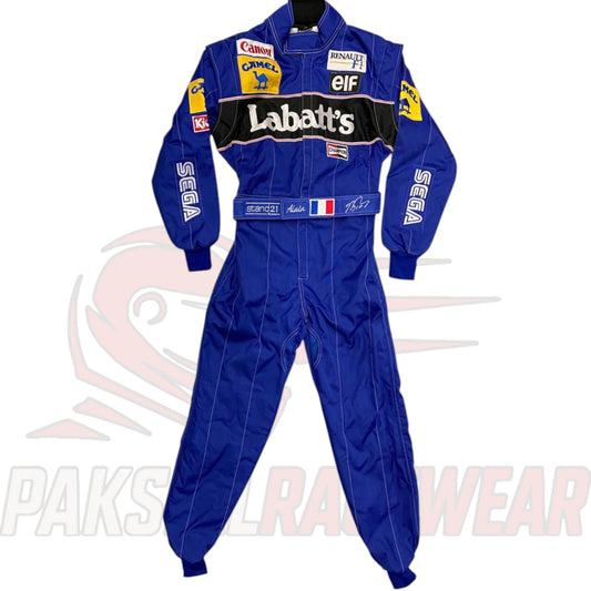 Alain Prost F1 Racing Embroidered Patch Replica Go Kart Race Suit