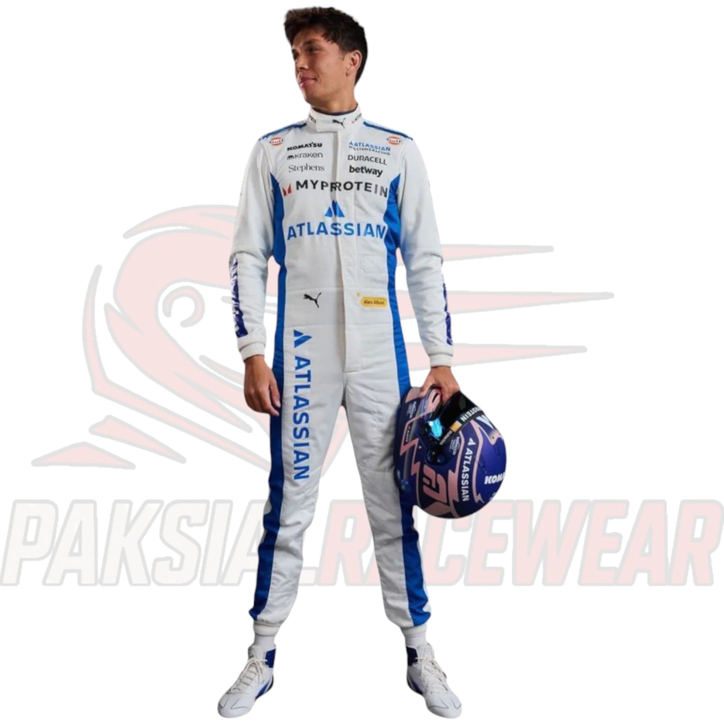 Alex Albon 2025 Williams Racing F1 Team Replica Race Suit – Paksial Racewear