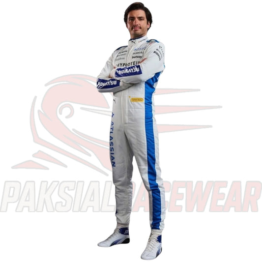 Carlos Sainz 2025 Williams Racing F1 Team Replica Race Suit – Paksial Racewear